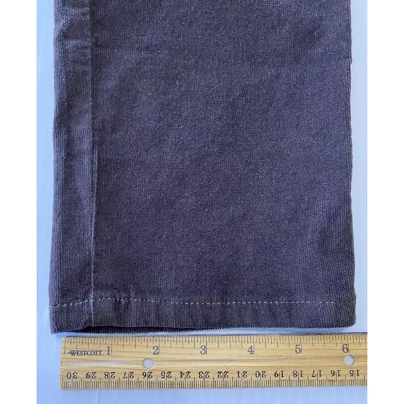 Gloria Vanderbilt Amanda Slim Leg Stretch Corduroy Size 6 Short (30x29) Coffee - Picture 9 of 9